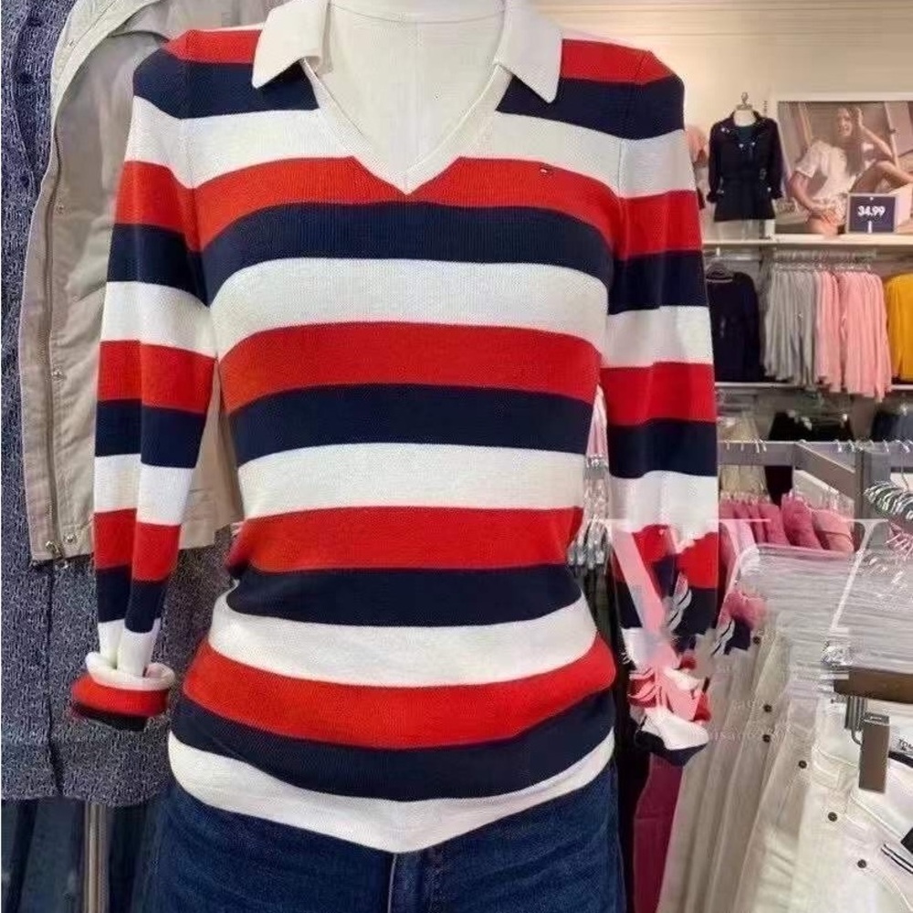 TOMMY HILFIGER Size M V-Neck Sweater